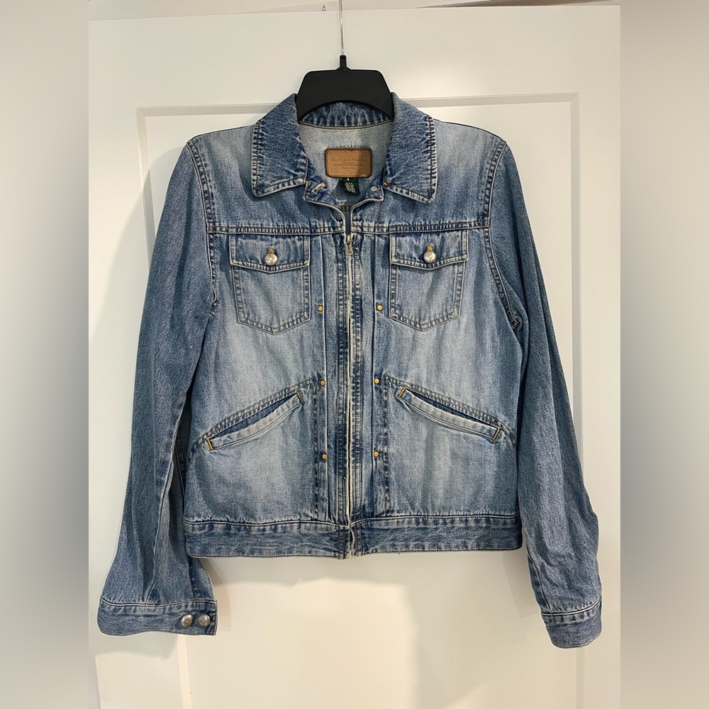 Vintage Ralph Lauren Denim Jacket Women’s Small Medium Wash